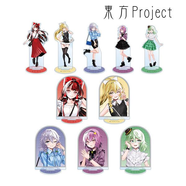東方Project 松本能人イラスト ウォッチコーデver. トレーディングアクリルスタンド 10個入りBOX