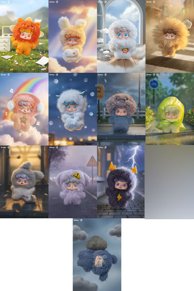 Q.Kid ウェザーベビーシリーズ トレーディングフィギュア 12個入りBOX