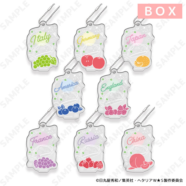ヘタリアWorld★Stars トレーディングネームチャーム 8個入りBOX