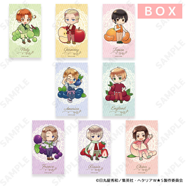 ヘタリアWorld★Stars トレーディングステッカー 8個入りBOX