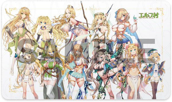 【限定販売】エルフ村 ラバーデスクマット Vol.1[ホビージャパン]《０６月予約》