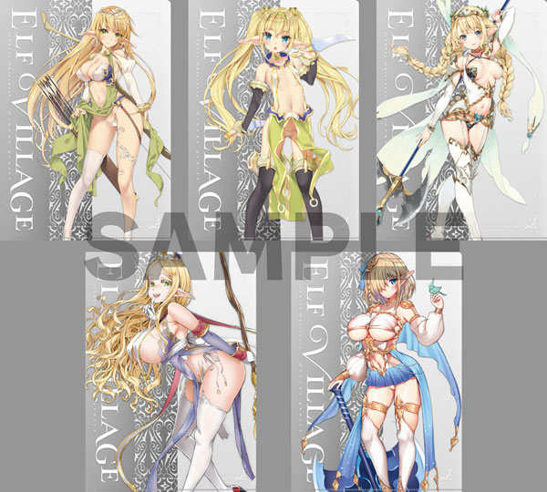 【限定販売】エルフ村 クリアファイル5枚セット Vol.1[ホビージャパン]《０６月予約》