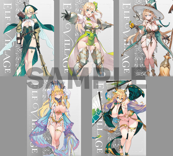 【限定販売】エルフ村 クリアファイル5枚セット Vol.4[ホビージャパン]《０６月予約》