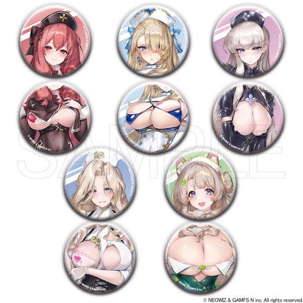 【限定販売】ブラウンダスト2 トレーディング缶バッジ ナースVer. 10個入りBOX