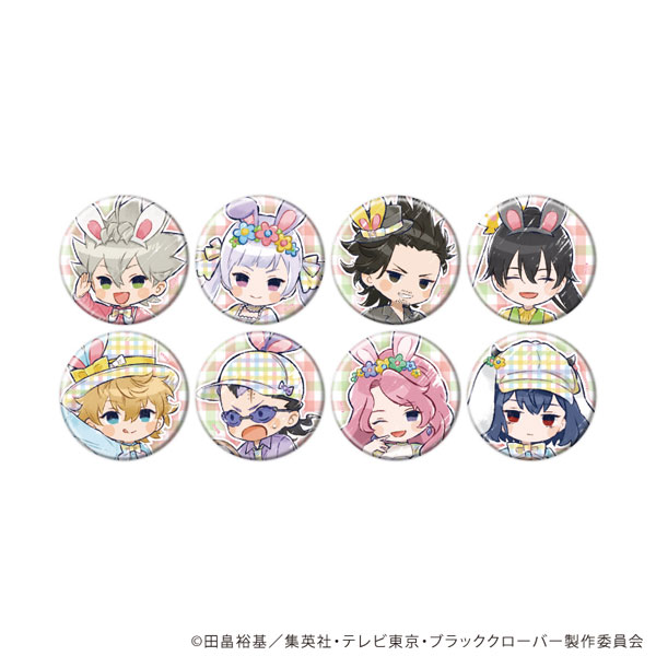 缶バッジ「ブラッククローバー」27/イースターver. グラフアートイラスト 8個入りBOX