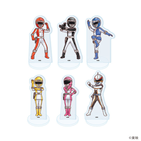 アクリルぷちスタンド「轟轟戦隊ボウケンジャー」01/グラフアートイラスト 6個入りBOX