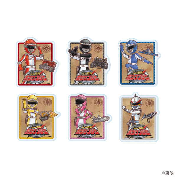 アクリルマグネット「轟轟戦隊ボウケンジャー」01/グラフアートイラスト 6個入りBOX