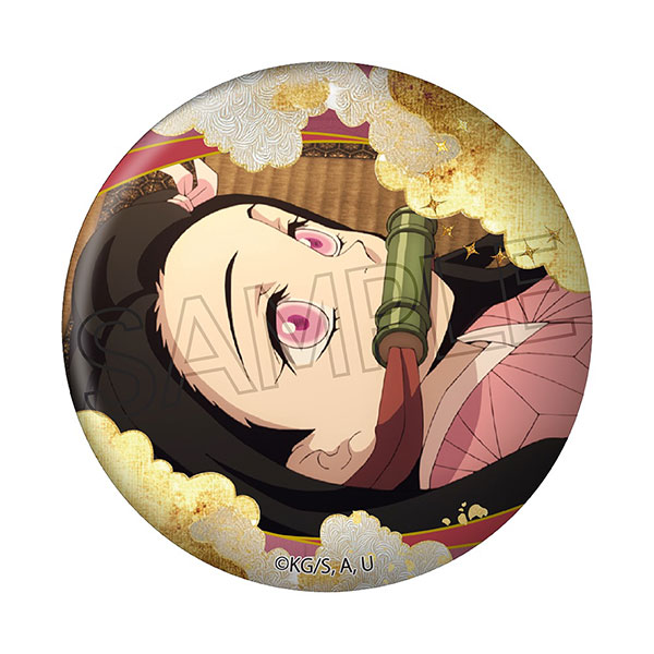 鬼滅の刃 メタル缶バッジ -浮雲- Vol.1 竈門禰豆子[ツインクル]《06