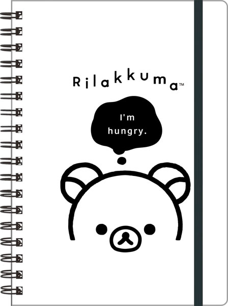 NY45201 リラックマ BASIC RILAKKUMA MONOCHROME B6SPノート[サンエックス]《発売済・在庫品》
