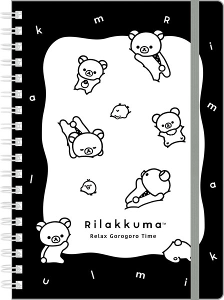 NY45202 リラックマ BASIC RILAKKUMA MONOCHROME B6SPノート[サンエックス]《発売済・在庫品》