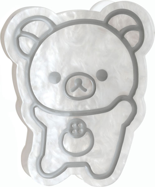 FE47502 リラックマ BASIC RILAKKUMA MONOCHROME バンスクリップ