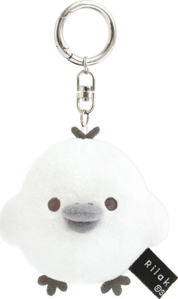 MV73901 リラックマ BASIC RILAKKUMA MONOCHROME ぶらさげぬいぐるみ キイロイトリ