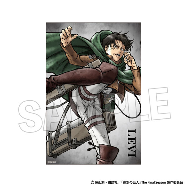 進撃の巨人 激高！！スタンドカード リヴァイ[PROOF]《07月予約》