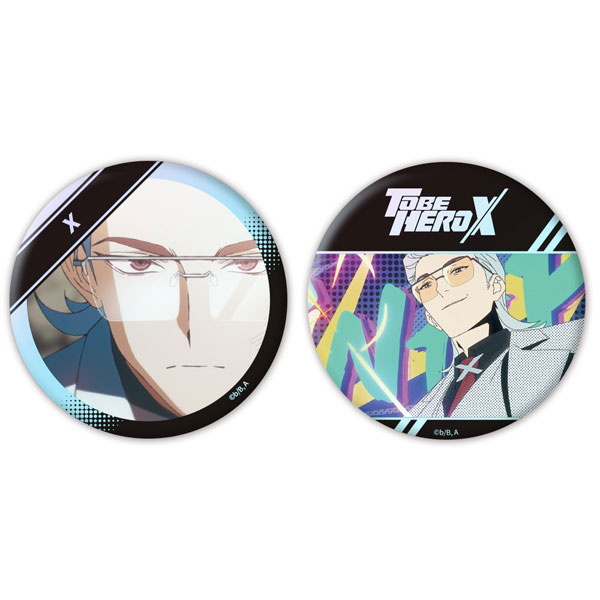 アニメ「TO BE HERO X」 オーロラ缶バッジ2個セット X[ATFES]《06月