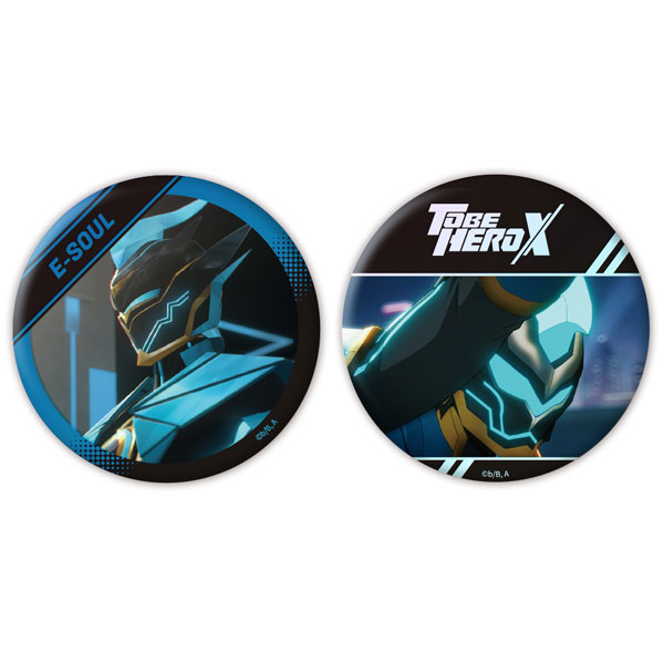 アニメ「TO BE HERO X」 オーロラ缶バッジ2個セット 魂電(ヤン・チョン