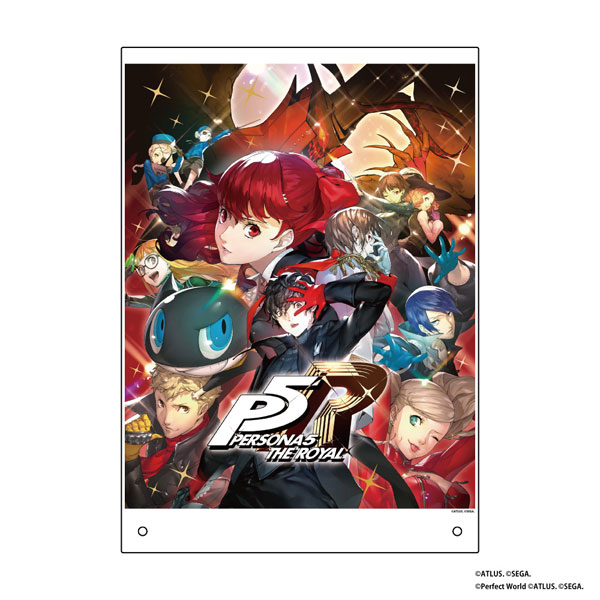 ペルソナ5 ザ・ロイヤル ＆ ペルソナ5：The Phantom X 箔押しアクリル
