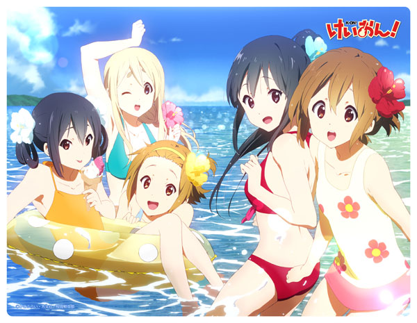 けいおん！！ 大判ラバーマット(水着)[エムズファクトリー]《06月予約》