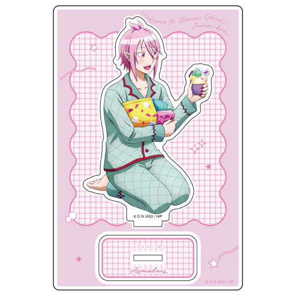 [魔入りました！入間くん]描き下ろしアクリルスタンド(アスモデウス・アリス/パジャマパーティー)[Parflette-パルフレット-]《０７月予約》