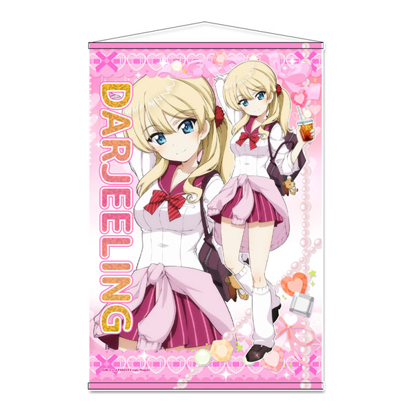 ガールズ＆パンツァー 最終章 描き下ろしB2タペストリー[ダージリン]ギャル制服ver.[シーズナルプランツ]《０７月予約》