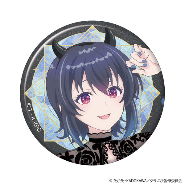 クラスで2番目に可愛い女の子と友だちになった グリッター缶バッジ 朝凪海[ムービック]《０６月予約》