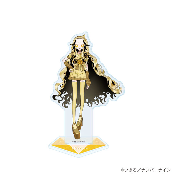 アクリルスタンド「魔法少女ピンクブルー」05/イエロー(公式イラスト