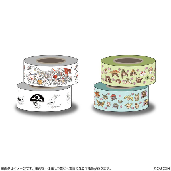 Okami 20th Anniversary Reprint Art Project Masking Tape Set ~From Okami 10th Anniversary, Okami 12th Anniversary~ [Capcom] “September Reservation”