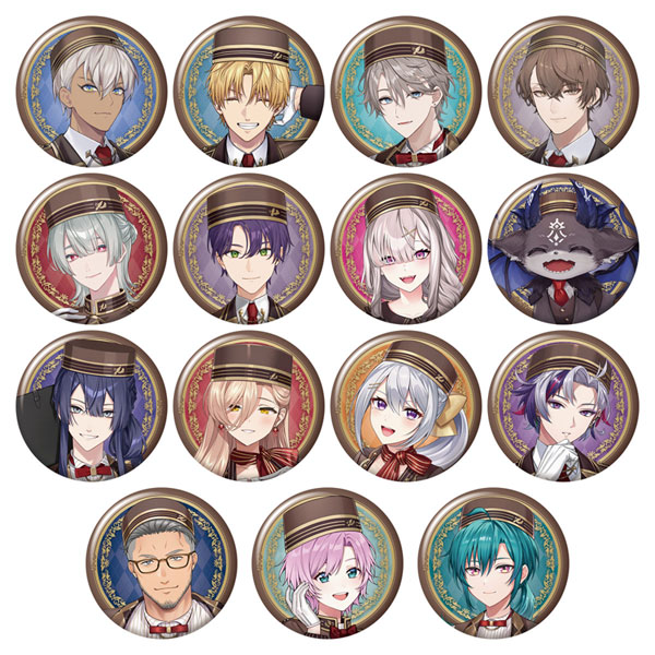 にじさんじ 缶バッジビスケット3　12個入りBOX (食玩)