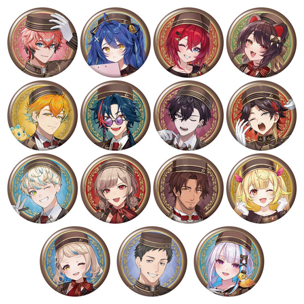 にじさんじ 缶バッジビスケット4　12個入りBOX (食玩)