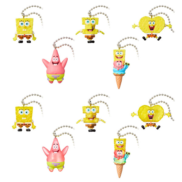 スポンジ・ボブ マスコット＆グミ 12個入りBOX (食玩)