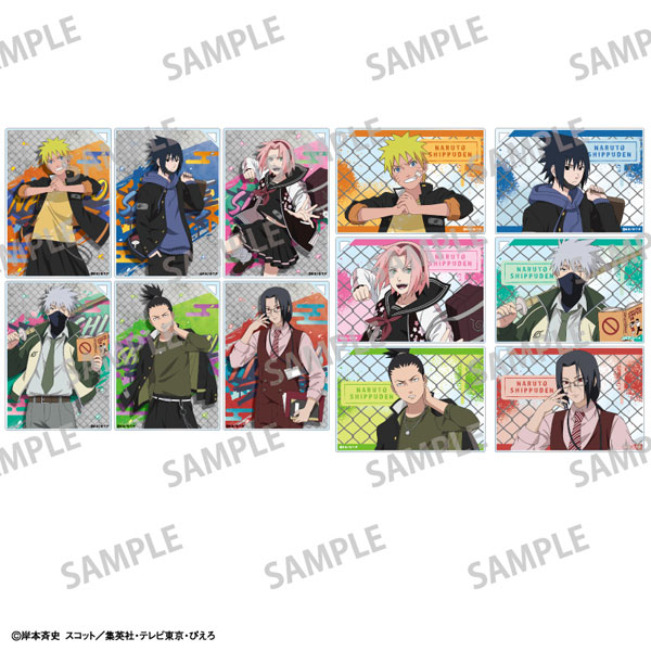 NARUTO-ナルト- 疾風伝 トレーディングアクリルプレート 学園 12個入り