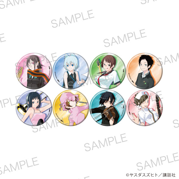 缶バッジ「夜桜四重奏 ヨザクラカルテット」03/パターンA 公式イラスト 8個入りBOX