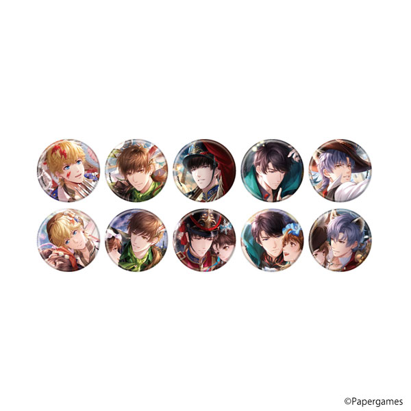 缶バッジ「恋とプロデューサーEVOL×LOVE」38/公式イラスト 10個入りBOX