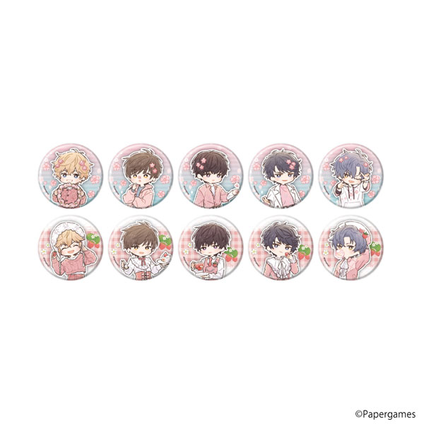 缶バッジ「恋とプロデューサーEVOL×LOVE」39/グラフアートイラスト 10個入りBOX