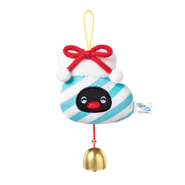 ピングー ウィッシュシリーズ クリスマスソックス 鈴付きぬいぐるみキーホルダー