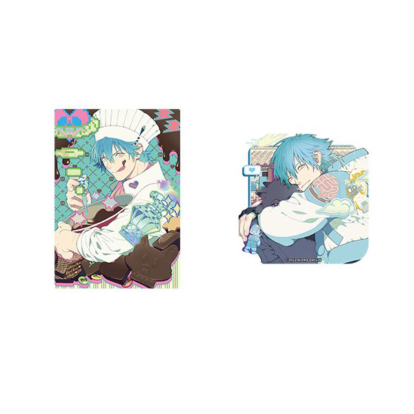 DRAMAtical Murder 缶バッジ＆チェキ風カードセット 蒼葉[KUMAGUZI