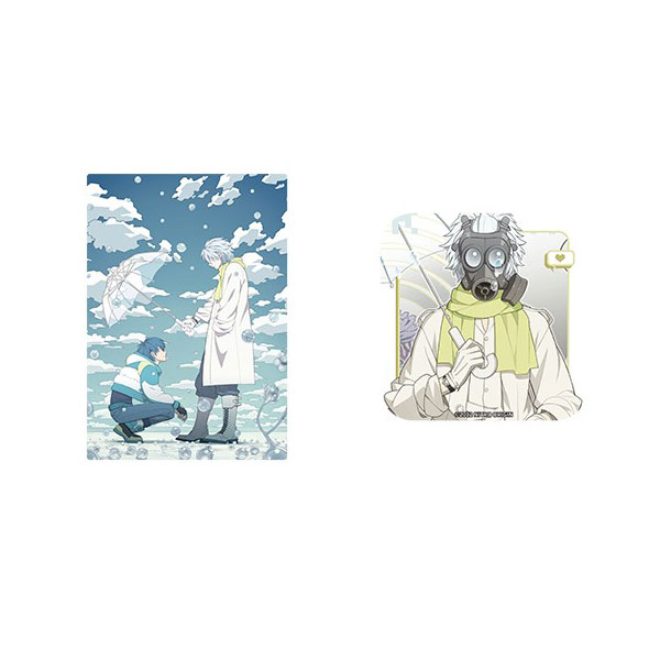 DRAMAtical Murder 缶バッジ＆チェキ風カードセット クリア[KUMAGUZI