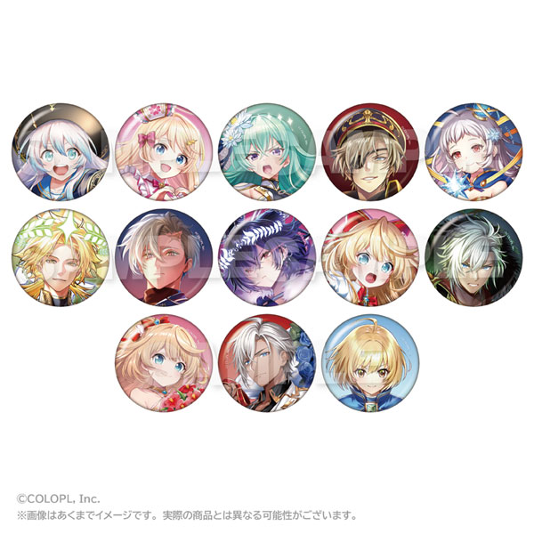 クイズRPG 魔法使いと黒猫のウィズ トレーディング缶バッジA(等身ver.) 13個入りBOX