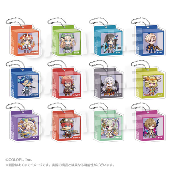 クイズRPG 魔法使いと黒猫のウィズ トレーディングアクリルキーホルダーA 12個入りBOX