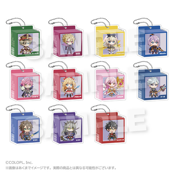 クイズRPG 魔法使いと黒猫のウィズ トレーディングアクリルキーホルダーB 11個入りBOX