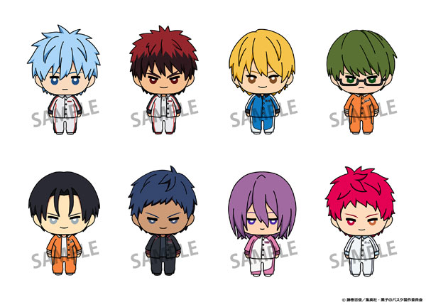 にょきんと『黒子のバスケ』マスコットフィギュア　8個入りBOX