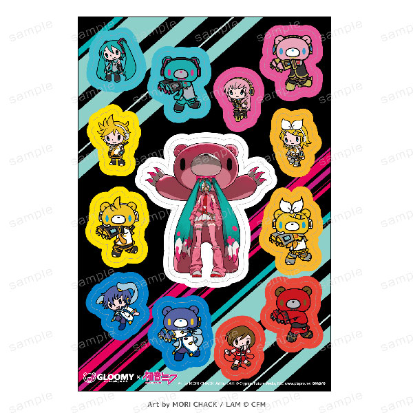 GLOOMY meets 初音ミク ステッカーシート 等身＆ミニキャラver.[Up Fields]《発売済・在庫品》