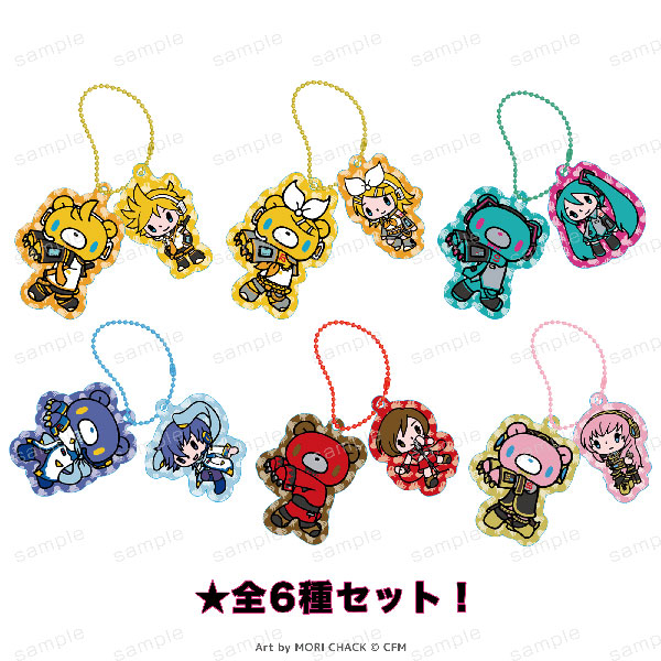 GLOOMY meets 初音ミク ツインアクリルキーホルダー ミニキャラver. 6個入りセット