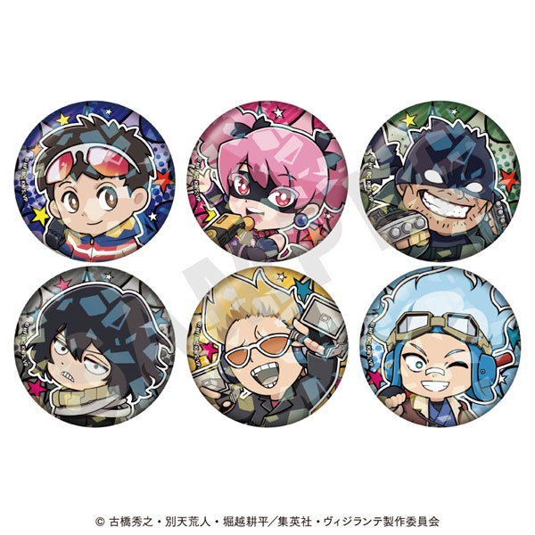 TVアニメ『ヴィジランテ -僕のヒーローアカデミア ILLEGALS-』 トレーディング缶バッジ ミニキャラver. 6個入りセット