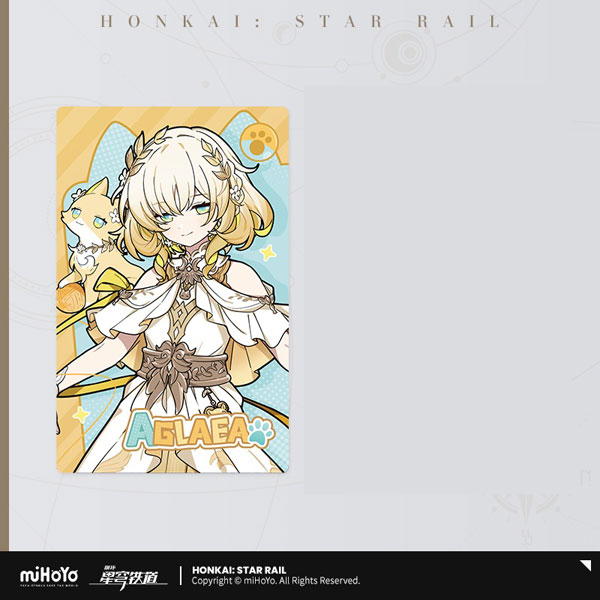 崩壊：スターレイル ちびねこシリーズ コレクションカード アグライア