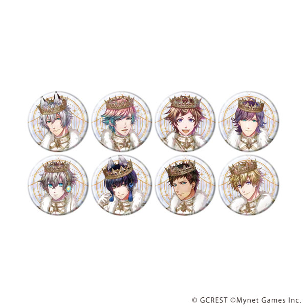 ホログラム缶バッジ(57mm)「夢王国と眠れる100人の王子様」20/公式イラスト 8個入りBOX