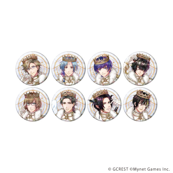 ホログラム缶バッジ(57mm)「夢王国と眠れる100人の王子様」21/公式イラスト 8個入りBOX