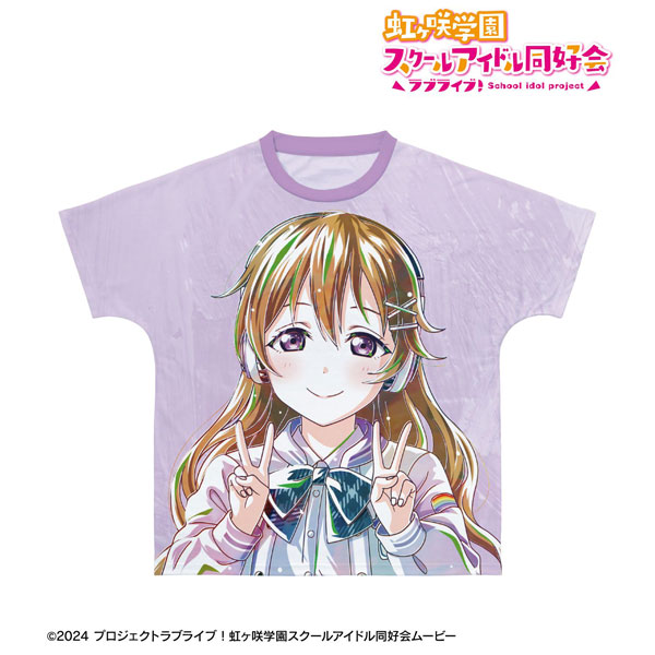 虹ヶ咲　フルグラフィック　tシャツ　近江彼方 ラブライブ！虹ヶ咲学園スクールアイドル同好会 描き下ろし 近江彼方
