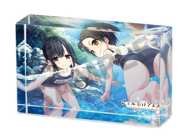 まいてつ10周年記念商品 BIGアクリルCGブロック[ふかみ・凪][CranCrown