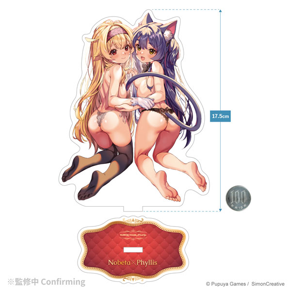 リトルウィッチノベタ アクリルスタンド ノベタと黒猫ちゃん(見返り)