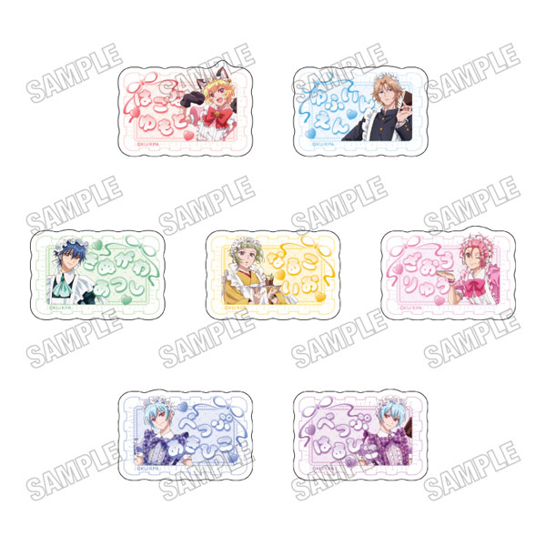 美男高校地球防衛部ETERNAL LOVE！ 描き下ろしアクリルバッジコレクション メイドさん大集合 BOX